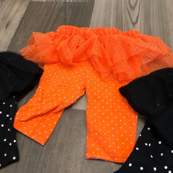 Girls Halloween Tutu Leggings Bundle 3 Months‎ - Picture 3 of 6